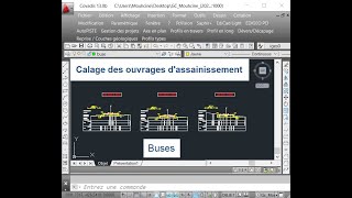 Projet routier Calage des ouvrages dassainissement  Buses [upl. by Puduns]