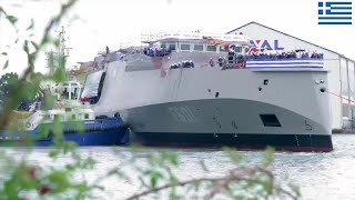 Naval Group Marks Major Milestone with Greeces Kimonclass Frigate Launch [upl. by Sievert]