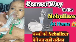 How To Use Nebulizer Machine  Nebulizer For Baby  Nebulizer Machine  Nebulizer Machine Use [upl. by Aisenat]