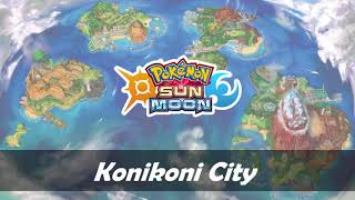 Konikoni City Slow ver  Pokemon Sun and Moon OST [upl. by Stratton540]