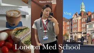 👩🏻‍💻🏥 Med school vlog  550AM start Renal rotation homefood Dynamic Duo concert 런던 의대생 실습 브이로그 [upl. by Ecneitap]