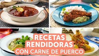 Recetas rendidoras con carne de puerco  Kiwilimón [upl. by Gusta]