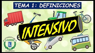 CURSO INTENSIVO TEÓRICO  TEMA 1 DEFINICIONES [upl. by Akamahs90]