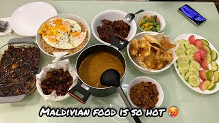 Tried Maldivian food for the first time 🥵😍 [upl. by Desmond]