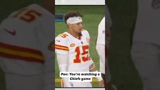 Your average Chiefs game😭 nfl chiefs patrickmahomes glaze football youtube youtubeshorts [upl. by Ixel]