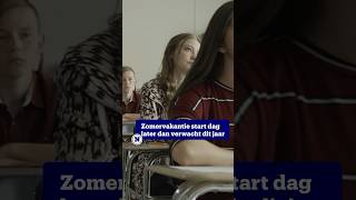 De zomervakantie begint dit schooljaar een dag later dan verwacht [upl. by Stephens349]