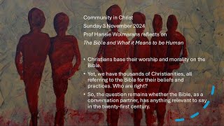 The Bible and What it Means to be Human Prof Hansie Wolmarans [upl. by Jamil983]