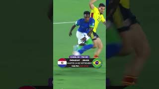 PARAGUAY vs BRASIL EN VIVO en ASUNCIÓN por las CLASIFICATORIAS 2026  FECHA 8 [upl. by Doowyah]