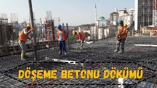 DÖŞEME BETON DÖKÜMÜDİKKAT BİLGİLER SIÇRAYABİLİR ŞANTİYE [upl. by Fabriane]