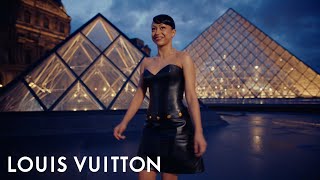 Liza Koshy at the Women’s FallWinter 2024 Show in Paris LOUIS VUITTON [upl. by Swisher]