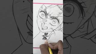 Draw Mitsuri Kanroji ANGRY but HOT  鬼滅の刃 howtodraw shorts [upl. by Sussi798]