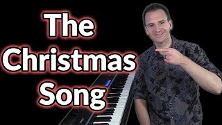 The Christmas Song Chestnuts Roasting On An Open Fire Jazz Piano Lesson [upl. by Haliehs]