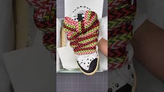 Lanvin Curb Sneaker Graffiti lanvin luxuryshoes luxurysneaker sneakerhead unboxing fyp [upl. by Elise]