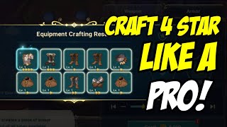 HOW TO CRAFT 4 STAR EASILY NI NO KUNI CROSS WORLDS [upl. by Lindon103]