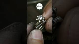 How to Handmade Wedding Ring Setsring moissanitejewelry [upl. by Tut]