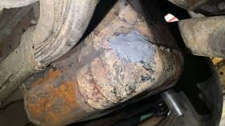 Oil Pan Leak Fixed Permatex Steel Weld [upl. by Xaviera21]