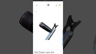 12x Zoom Lens for Smartphone  DSLRStyle Telephoto Lens for Mobile Photography [upl. by Quar]