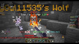 hypixel skyblock wolf slayer level 9 [upl. by Broderick444]