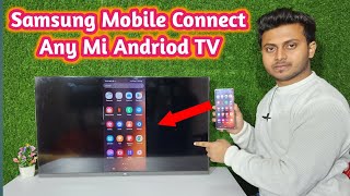 Samsung phone connect to android tv  android tv me Samsung phone kaise connect kare [upl. by Orelee]