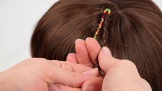 How to attach hair wrap  hair braid [upl. by Nowtna]