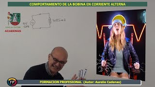 Que hace la bobina en AC Clase 21 curso electronica [upl. by Yelyak431]