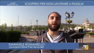 Sciopero per non lavorare a Pasqua [upl. by Yhpos]