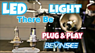 Motorcycle LED H4 Headlight Bulb by Bevinsee [upl. by Nonnahsed]