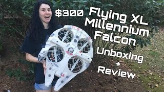 Review The Millennium Falcon XL Quadcopter  300 MSRP [upl. by Caundra]