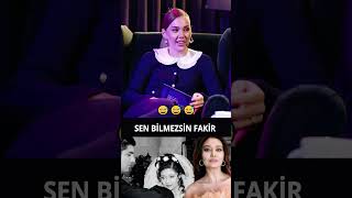 Sen Bilmezsin Fakir😅  Nurgül Yeşilçay komikvideolar [upl. by Holofernes]