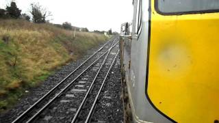 075 with Santa Special departing Maynooth 4th December 2011 [upl. by Sheeree867]