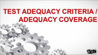 TEST ADEQUACY CRITERIA  SQT  CAT 2  18Y030  MUGESH G new [upl. by Sanson]