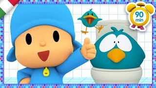 🚽 POCOYO ITALIANO Mi Scappa la Pipì  90 min   VIDEO e CARTONI ANIMATI per bambini [upl. by Bonina]