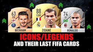 FIFA 22  ICONS AND THEIR LAST FIFA CARDS 😱🔥 ft Beckham Ronaldo Zidane etc [upl. by Crenshaw863]