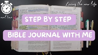 EPHESIANS 4 Pt 2 Bible Journal with me in REAL TIME [upl. by Anihta]