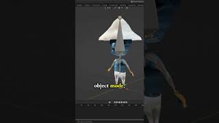 How to generate rig w Rigify Smurf Cat meme  low poly 3d model game character in Blender [upl. by Ardnuhsed251]