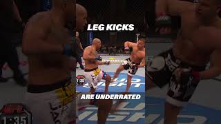 Leg Kicks are Underrated mma ufc [upl. by Halivah]