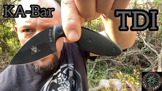 KABar TDI Best Edc Knife 🔪 [upl. by Nerta]