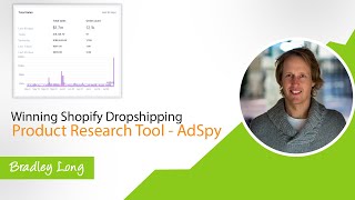 Winning Shopify Dropshipping Product Research Tool  AdSpy [upl. by Aynosal834]