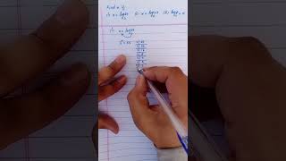 Fun with Logarithm in 60 Seconds logarithm shorts short log maths [upl. by Brooks196]