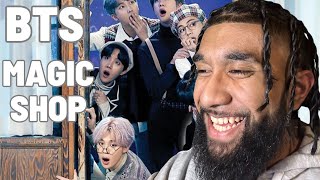 BTS 방탄소년단 Magic Shop Official MV  REACTION [upl. by Niledam]