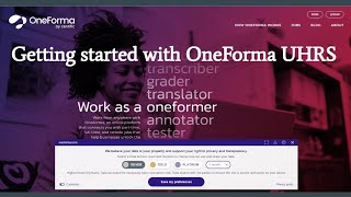 How To Sign Up For A OneForma Account And Qualify for UHRS  Step by Step 2023 [upl. by Anadal]