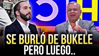 Presentador de Honduras se BURLA de Bukele en VIVO Esto le dijo [upl. by Annaer]