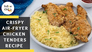 Crispy Air Fryer Chicken Tenders Recipe Easy amp Delicious [upl. by Amapuna]