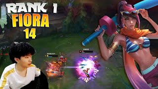 14 Fiora vs Riven  14Fiora Fiora Guide [upl. by Akeylah]