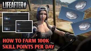 How to farm 100k skill points per day in LIFEAFTER [upl. by Barber686]