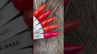 Pomarańczowe Pudry Tytanowe Manicure Tytanowy NSN paznokcie nails nailstyle fun funny beauty [upl. by Ilajna]