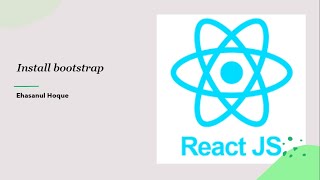 How to add bootstrap in react js  React Js  14 [upl. by Haberman]