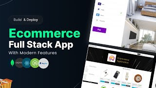 Mern stack Ecommerce App Lets Build And Deploy Mern Stack Project fullstack development [upl. by Lirpa]