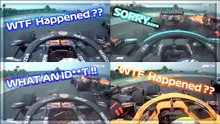 Hungary GP Race Start Crash Onboard Bottas Verstappen Norris Perez  2021 Hungarian Grand Prix [upl. by Samaj]