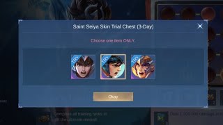 HOW TO GET TRIAL CARD CHOU SAINT SEIYA SKIN3DAYS [upl. by Rosenbaum]